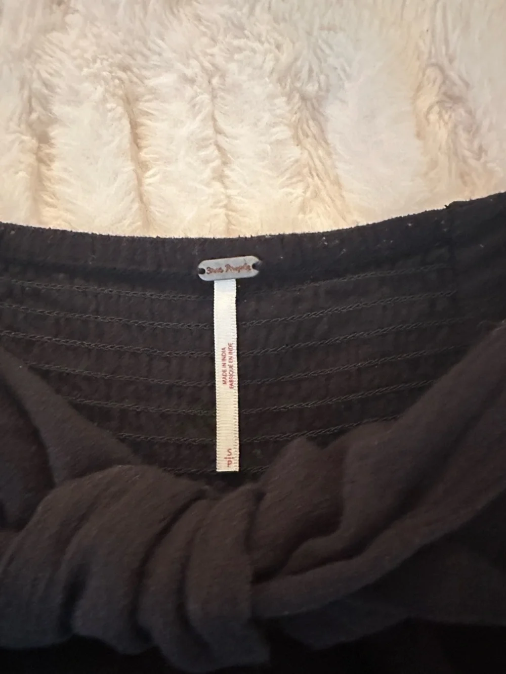 Free People strapless mini
